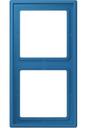 Jung Le Corbusier LC98232030 Рамка 2-постовая (универсальная, bleu céruléen 31)
