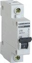 IEK Generica MVA25-1-063-C Автоматический выключатель однополюсный 63А (4.5 кА, C)