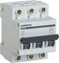 IEK Generica MVA25-3-010-C Автоматический выключатель трехполюсный 10А (4.5 кА, C)