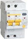 IEK АД-12 MAD12-2-016-B-030 Автоматический выключатель дифференциального тока двухполюсный 16А (тип A, 4.5 кА)