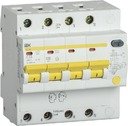 IEK АД-14 MAD13-4-063-C-300 Автоматический выключатель дифференциального тока четырехполюсный 63А (тип AC,