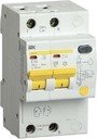 IEK АД-12 MAD13-2-050-C-300 Автоматический выключатель дифференциального тока двухполюсный 50А (тип AC, 4.5 кА)