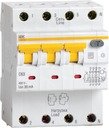 IEK АВДТ34 MAD22-6-016-C-10 Автоматический выключатель дифференциального тока трехполюсный+N 16А (тип A, 6 кА)