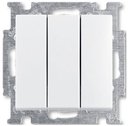 ABB Zena 609-010200-254 Выключатель трехклавишный (10 А, под рамку, с/у, белый)
