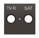 ABB Sky Niessen 2CLA855010A1501 Крышка розетки телевизионной (TV/R+SAT, черная)