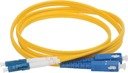IEK FPC09-LCU-SCU-C2L-1M ITK Оптический коммутационный переходной шнур (патч-корд), для одномодового кабеля (SM), 9/125 (OS2), LC/UPC-SC/UPC, двойного исполнения (Duplex), LSZH, 1м