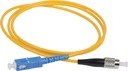 ITK Оптический коммутационный переходной шнур (патч-корд), для одномодового кабеля (SM), 9/125 (OS2), SC/UPC-FC/UPC, одинарного исполнения (Simplex), LSZH, 1м