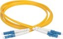 ITK Оптический коммутационный соединительный шнур (патч-корд), для одномодового кабеля (SM), 9/125 (OS2), LC/UPC-LC/UPC, двойного исполнения (Duplex), LSZH, 1м