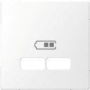 Merten D-Life MTN4367-6035 Крышка розетки USB (USB, белый лотос)