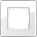 Gira Esprit Glass C 0211512 Рамка 1-постовая (белое стекло)