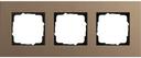 Gira Esprit Linoleum-Multiplex 0213221 Рамка 3-постовая (светло-коричневая)