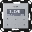 Gira System55 228426 Радио (RDS, под рамку, скрытая установка, алюминий)