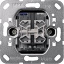 Gira System55 014500 Выключатель двухклавишный (10 А, индикация, механизм, скрытая установка)