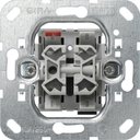 Gira System55 015800 Выключатель жалюзи двухклавишный (10 А, без фиксациии, механизм, скрытая установка)