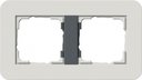 Gira E3 0212421 Рамка 2-постовая (светло-серый/антрацит)