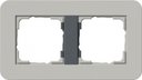 Gira E3 0212422 Рамка 2-постовая (серый/антрацит)