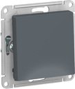 Schneider Electric AtlasDesign ATN000715 Выключатель однокнопочный (10 А, под рамку, скрытая установка, грифель)