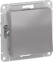 Schneider Electric AtlasDesign ATN000361 Переключатель одноклавишный (10 А, под рамку, скрытая установка, алюминий)