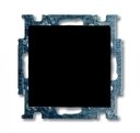 ABB Basic55 2CKA001413A1095 Выключатель одноклавишный (Н.О. контакт, 10 А, под рамку, скрытая установка, chateau-черный)