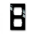 ABB Busch-axcent 2CKA001754A4410 Рамка 2-постовая (черная)