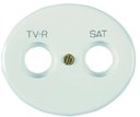 ABB Tacto 5550.1 BL Накладка розетки телевизионной (TV-FM-SAT, белая)