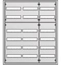 ABB AT63E Шкаф распределительный навесной (стальная дверь) 216 мод.974х824х140 IP43