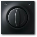 ABB Impuls 2CKA001753A0136 Накладка поворотного выключателя жалюзи (маркировка, черный бархат)