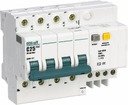 DEKraft ДИФ-101 15186DEK Автоматический выключатель дифференциального тока трехполюсный+N 25А (тип AC, 4.5 кА)