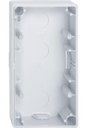 Schneider Electric Merten Artec MTN512225 Коробка двойная для наружного монтажа (универсальная, белая)