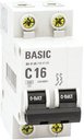 EKF mcb4729-2-06C Автоматический выключатель 2P 6А (C) 4,5кА ВА 47-29 Basic