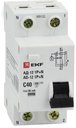 EKF DA12-40-30-bas Дифференциальный автомат 1P+N 40А 30мА тип АС х-ка C эл. 4,5кА АД-12 Basic