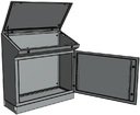 Пульт управления напольный TP12 IP55 (960х1200х400)