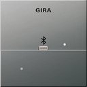 Gira E2 2287600 Накладка Apple Lightning для вставки док-станции (нержавеющая сталь)
