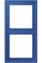 Jung Le Corbusier LC9824320K Рамка 2-постовая (универсальная, bleu outremer 59)