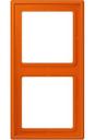 Jung Le Corbusier LC9824320S Рамка 2-постовая (универсальная, orange vif)
