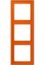 Jung Le Corbusier LC9834320S Рамка 3-постовая (универсальная, orange vif)