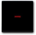 ABB Династия/Future Linear/Carat 2CKA001751A2928 Клавиша одиночная (красная линза, антрацит/черный)