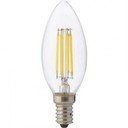 Экономка EcoLedFL5wCNE1445 Лампа светодиодная филамент свеча 5Вт 450Лм 4500К E14