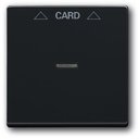 ABB Династия/Future Linear/Carat 2CKA001710A3639 Накладка карточного выключателя (линза, антрацит/черный)