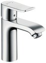 Hansgrohe Metris 31084000 Смеситель для раковины (3/8", однозахватный, без д/к, 5 л/мин)