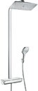 Hansgrohe Raindance Select E 360 Showerpipe 27112000 Душевая система (1/2", двухзахватный, термостат, 15 л/мин)