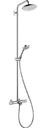 Hansgrohe Croma 220 Showerpipe 27223000 Душевая система для ванны (1/2", термостат, 20 л/мин)