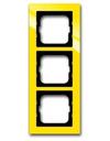 ABB Busch-Axcent 2CKA001754A4336 Рамка 3-постовая (универсальная, желтый)