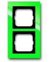 ABB Busch-axcent 2CKA001754A4338 Рамка 2-постовая (зеленая)
