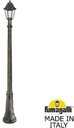 Fumagalli Gigi/Anna E22.156.000.BXF1R Светильник садовый с 1 фонарем 2030 мм (корпус античная бронза, плафон прозрачный)