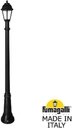 Fumagalli Gigi/Saba K22.156.000.AXF1R Светильник садовый с 1 фонарем 2040 мм (корпус черный, плафон прозрачный)