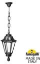 Fumagalli Sichem/Rut E26.120.000.BXF1R Подвесной светильник на цепочке с 1 фонарем 850 мм (корпус античная бронза, плафон прозрачный)