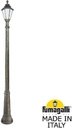 Fumagalli Gigi/Rut E26.157.000.BYF1R Светильник садовый с 1 фонарем 2400 мм (корпус античная бронза, плафон опал)