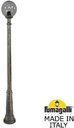 Fumagalli Ricu/G300 G30.157.000.BZE27 Светильник садовый с 1 фонарем 2300 мм (корпус античная бронза, плафон дымчатый)