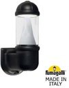 Fumagalli Mirella D15.505.000.AXC1L Светильник уличный настенный с 1 фонарем 520 мм (корпус черный, плафон прозрачный)